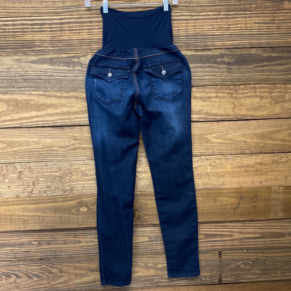 Fade to Blue Denim Maternity - Picture 6 of 9